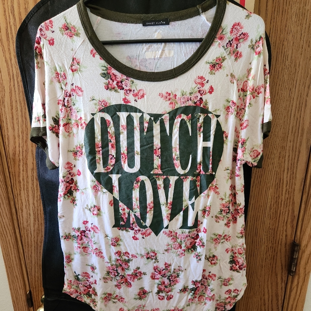 Rare Dutch Bros Dutch Love Top